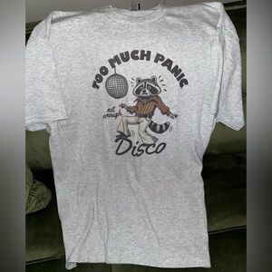 “Too much panic not enough disco” graphic tee